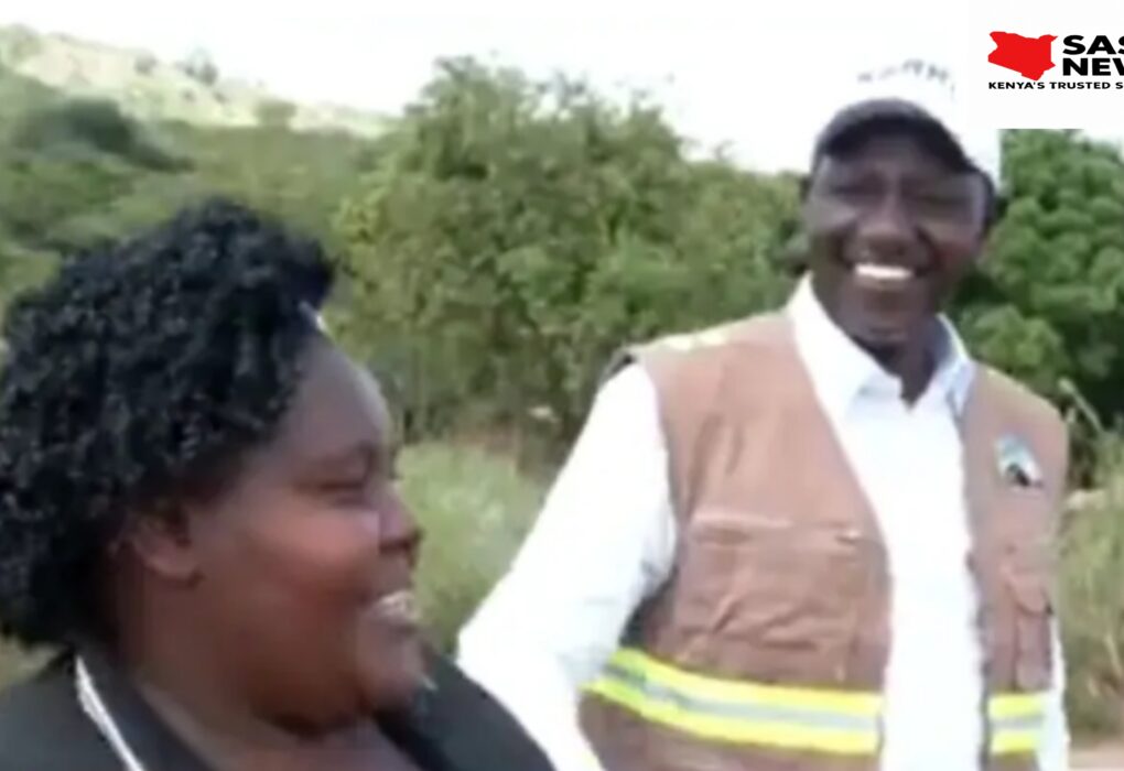 “Mimi sikujui” President Ruto left in shock after woman he met in Machakos claimed he doesn’t know him