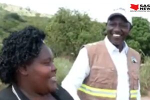“Mimi sikujui” President Ruto left in shock after woman he met in Machakos claimed he doesn’t know him